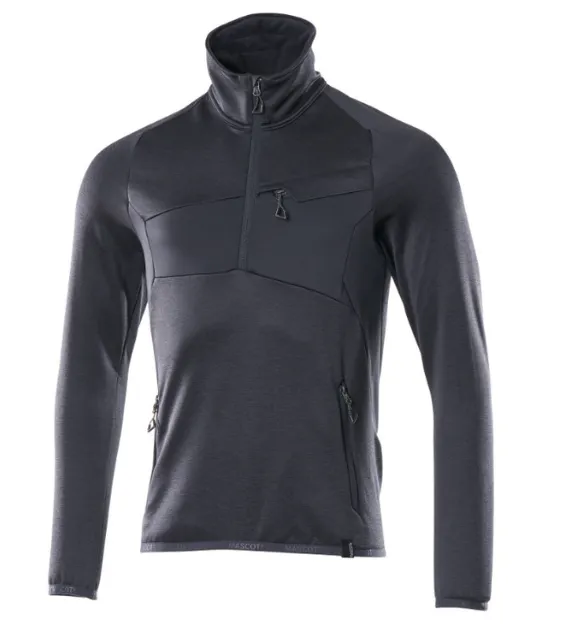 Mascot Navy Fleece Half Zip (18003-316-010)