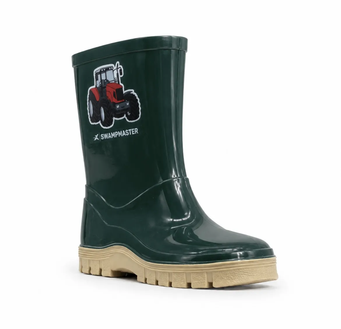 Xpert Junior Tactor Wellingtons Green